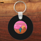 Go Sit On A Cactus Succulent Plant Gardening Desig Sleutelhanger (Voorkant)