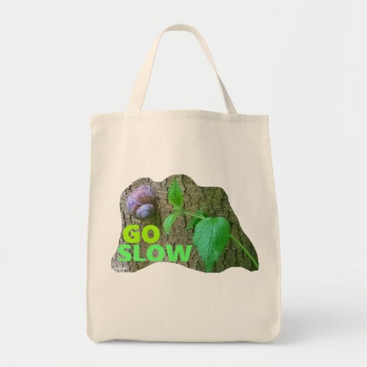 Go SLOW - Tote Bag (Voorkant)