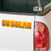 Go Solar Bumpersticker (Op Truck)