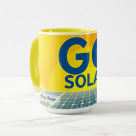 Go Solar Ray Mug Custom Mok