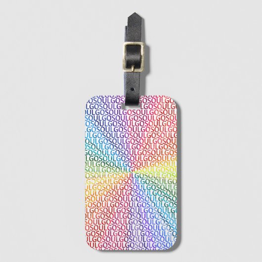 Go Soul! Bagagelabel (Voorkant (verticaal))