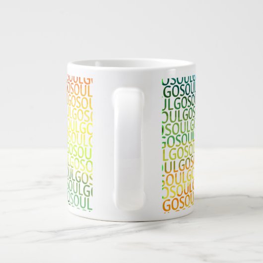 Go Soul! Grote Koffiekop (Achterkant)