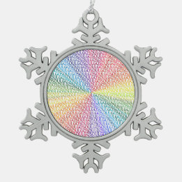 Go Soul! Tin Sneeuwvlok Ornament