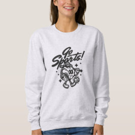 Go Sport Team Moeder Retro Aangepaste Achternaam Trui