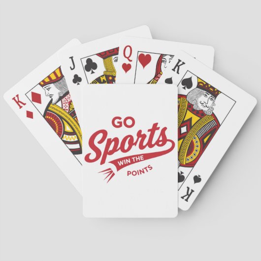 Go Sports Win the Points Pokerkaarten (Achterkant)