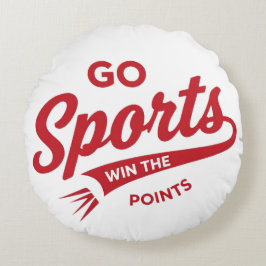 Go Sports Win the Points Rond Kussen