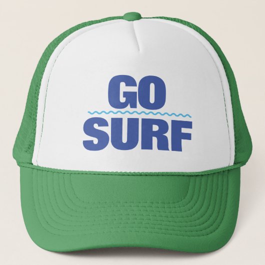 GO SURF Trucker Hat Trucker Pet (Voorkant)