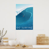 Go Surfing Travel Poster (Keuken)