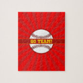 Go Team Baseball Legpuzzel (Verticaal)