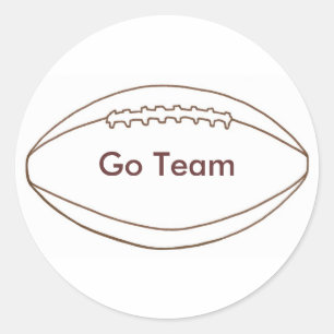 Go Team football overzicht stickers