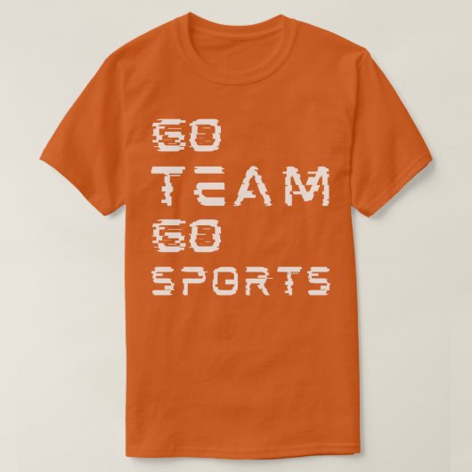 Go Team Go Sport T-shirt (Design voorkant)