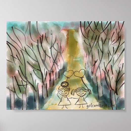 Go Team Kate Artwork Poster (Voorkant)