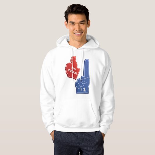 Go Team Mannen Hoodie (Voorkant volledig)