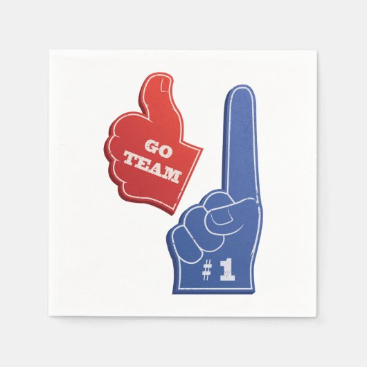 Go Team papieren servetten (Voorkant)