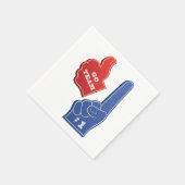 Go Team papieren servetten (Hoek)