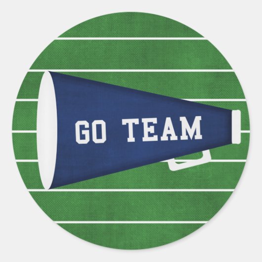 Go Team Ronde Sticker (Voorkant)
