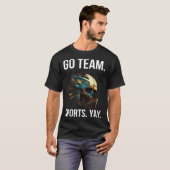 Go Team Sports Yay  8 T-shirt (Voorkant volledig)