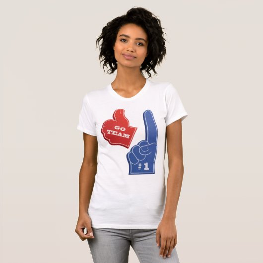 Go Team Vrouwen T-shirt (Voorkant volledig)