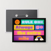 Go the Extra Mile – Motivatie Button (Voorkant / Achterkant)