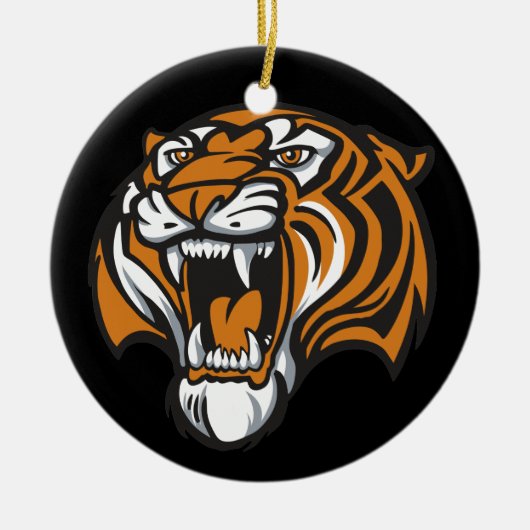 Go Tiger - Afstuderen - SRF Keramisch Ornament (Voorkant)