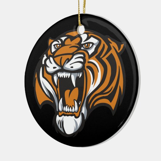 Go Tiger Keramisch Ornament (Links)