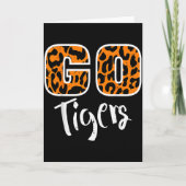 Go Tiger Men Women Kids Girls Youth Boys Teen  Kaart (Voorkant)