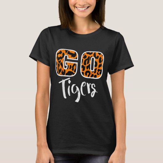 Go Tiger Men Women Kids Girls Youth Boys Teen  T-shirt (Voorkant)