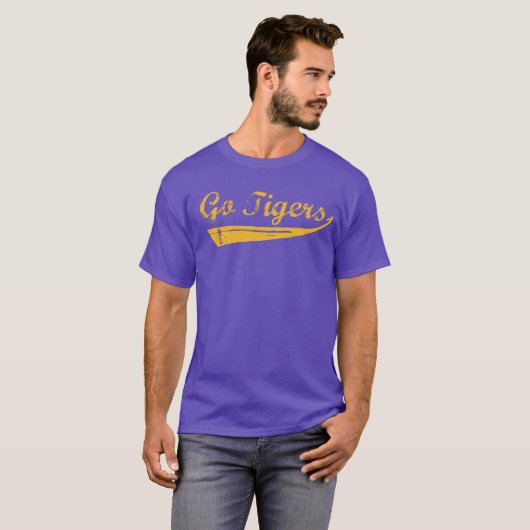 Go Tigers  (Gold) T-shirt (Voorkant volledig)