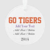 Go Tigers Ornament - SRF (achterkant)