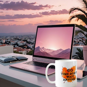 Go Time – Motivatie Quote Design voor de Fearle Koffiemok