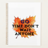 Go Time – Motivatie Quote Design voor de Fearle Planner (Voorkant)