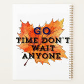 Go Time – Motivatie Quote Design voor de Fearle Planner (Achterkant)