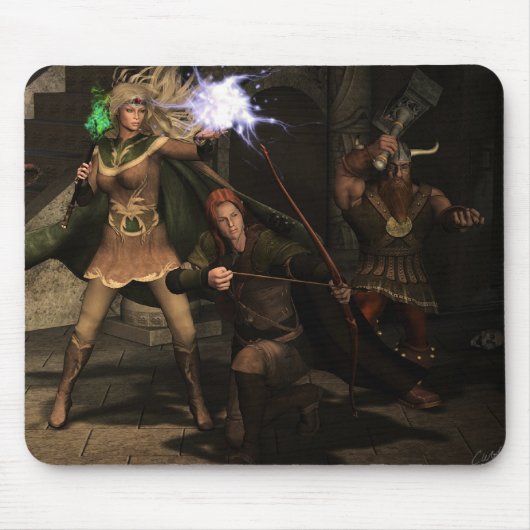 'Go Time' Mousepad Muismat (Voorkant)