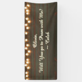  Go to Prom with Me | Romantic Promposal Spandoek (Verticaal)