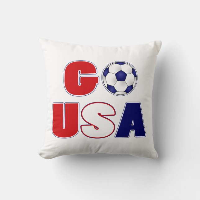 Go USA Soccer Kussen (Voorkant)