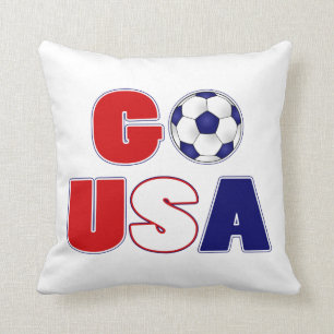 Go USA Soccer Kussen