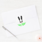 Go Veg © Logo Ronde Sticker (Envelop)