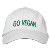 Go Vegan - Baseball Pet (Voorkant)