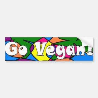 Go Vegan Bumpersticker