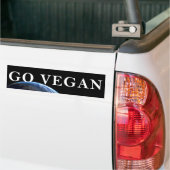 GO VEGAN BUMPERSTICKER (Op Truck)