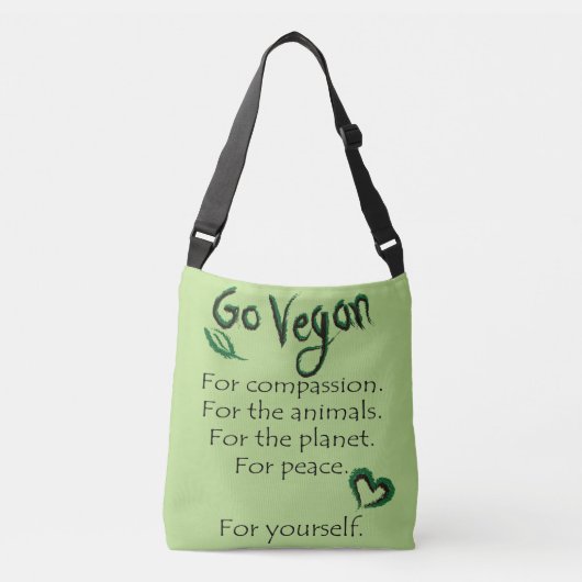 GO-VEGAN CROSSBODY TAS (Voorkant)