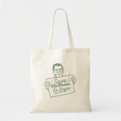 Go Vegan Ecology Tote Bag (Voorkant)