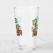 Go Vegan Glas (Rechts)