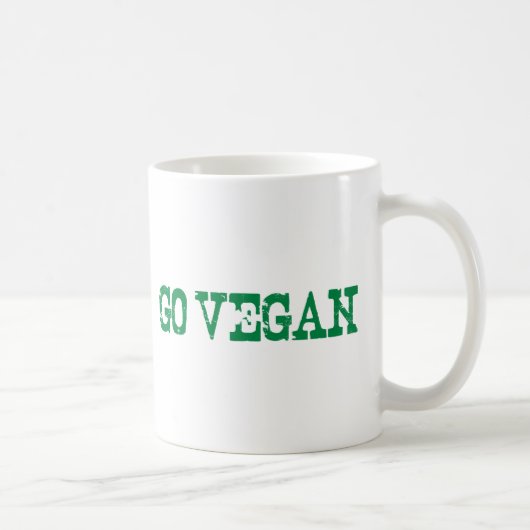 Go Vegan Koffiemok (Rechts)