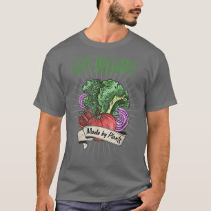 Go Vegan Made by Planten for veggie vegetar T-shirt