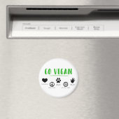 Go Vegan Magneet (Insitu (Vaatwasser))
