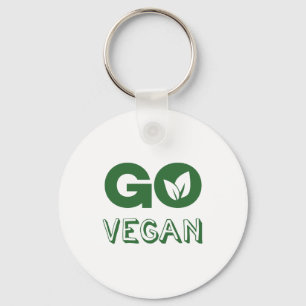 Go Vegan Plant based Nutrition Veganisme Sleutelhanger