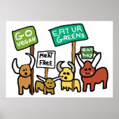 Go Vegan Poster (Voorkant)