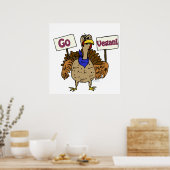 Go Vegan - Praten Turkije Poster (Keuken)