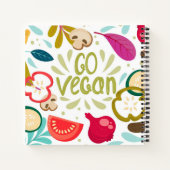 Go Vegan Recipe Notitieboeken (Achterkant)